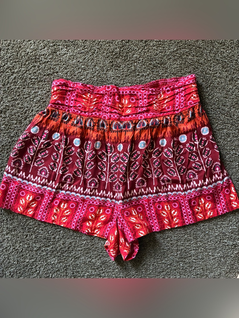 Anthropologie Ruched Wide-leg Shorts, Size XL